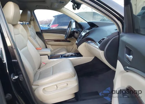 2017 Acura Mdx Technology Package from USA, damaged, VIN 5FRYD4H52HB004870